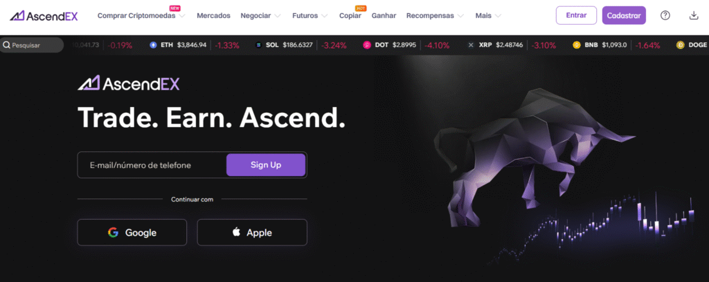 Código de Indicação da Exchange AscendEX (UD5MSYEK9): Aproveite 20% de Desconto nas Taxas e até $500 de Bônus