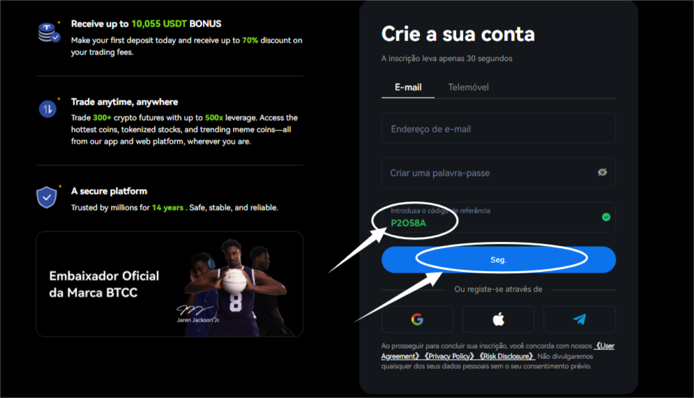 Código de convite Phemex "JUQ2T5": Ganhe 10% de desconto + receba $4800 em Recompensas de Boas-Vindas