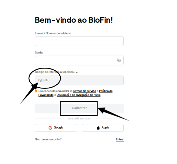 Código de Referência Blofin "YyDP4u" – Bônus de Cadastro de 5000 USDT para Novos Usuários